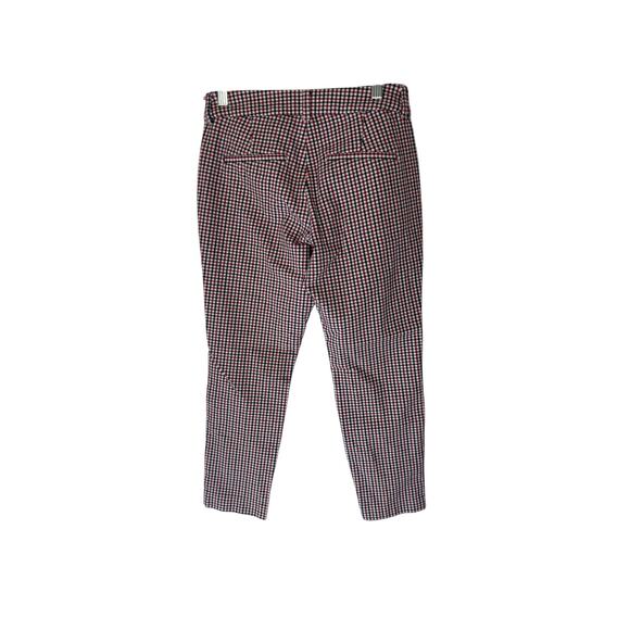 Old Navy Red Plaid Office Work Business High-Rise Pixie Pants Size 2 Petite - Picture 9 of 12